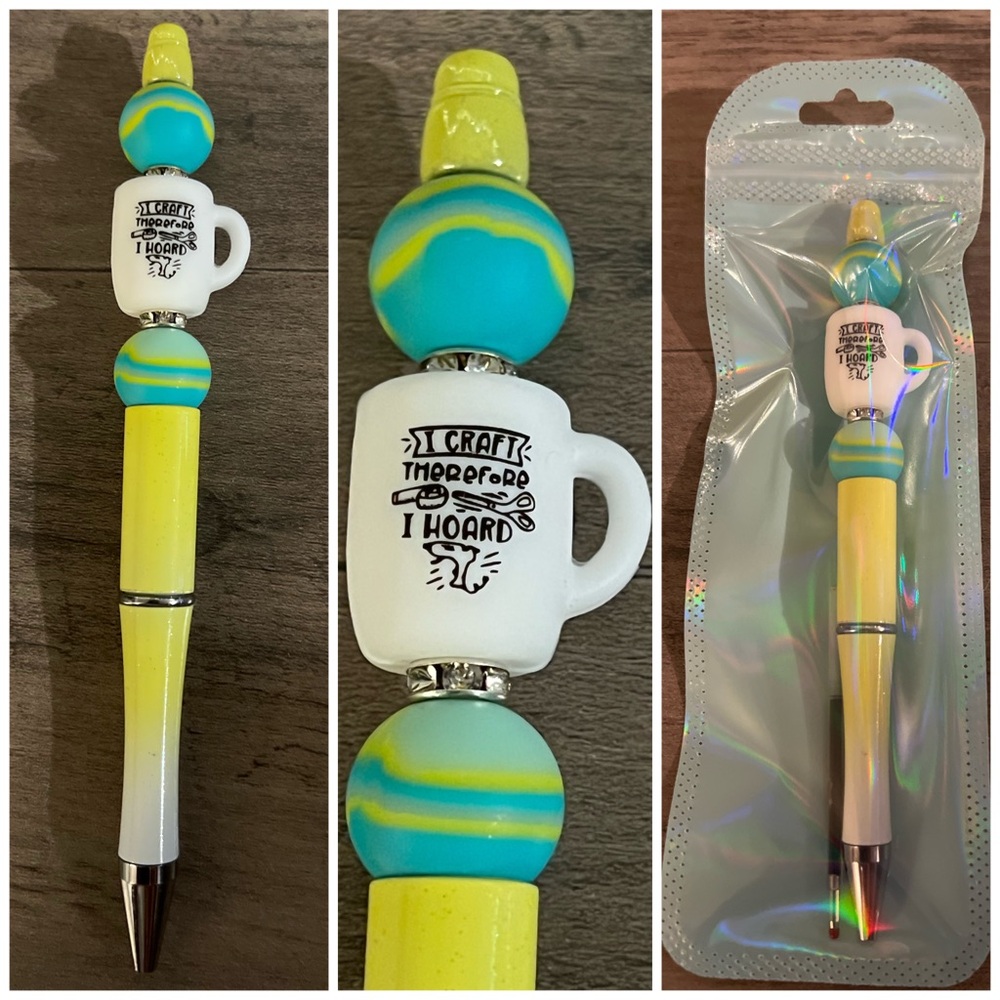 Craft beaded focal pen